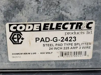 USED 2012 CODE ELECRTIC PAD-G-242