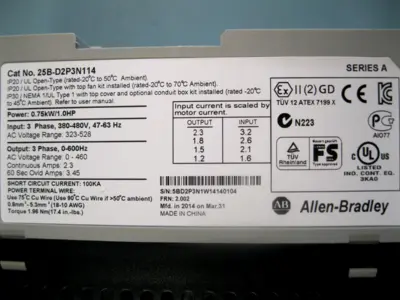 USED Allen-Bradley 25B-D2P3N114