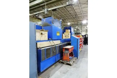 1997 24,000 CFM Filter 1 Dustron DB-12 Dust Booth | Dual 15HP (30HP) | 24’ Work Zone