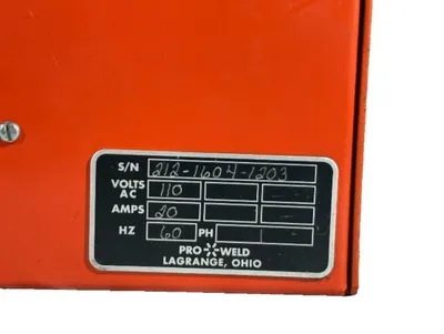 Used PRO WELD CD-212 Stud Welders California US | Heavy Wall Consulting #1486116