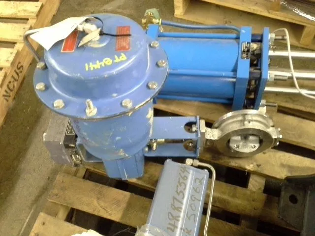 Neles  Jamesbury 4"-150 Butterfly Valve with Pneumatic Actuator