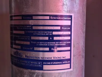 Containerized Foam Fire Suppression System w/ Deluge Valve, Potter Controls & Piping Manifold