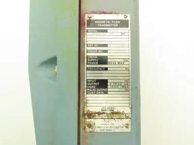 Foxboro Magnetic Flow Transmitter 120VAC 0-5mV Input 4-20mA Output 1000O Max