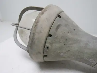Crouse Hinds  Vintage Electric Light Fixture For Hazardous Locations 9" Dia.