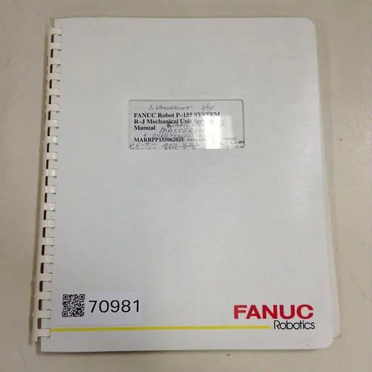Used FANUC MARRPP15506202E Manuals Michigan US | Ideal Machinery #567270