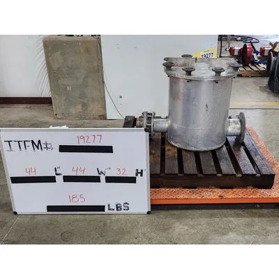 Used 5" Aluminum In Line Absolute Air Filter