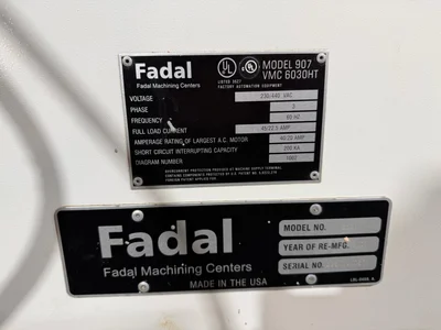 Used FADAL 907 Vertical Machining Centers Georgia US | The Equipment Hub #1573754