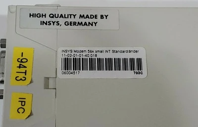 USED INSYS 11-02-01-01-40.018