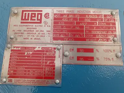 NEW WEG HGF 5810-VFD