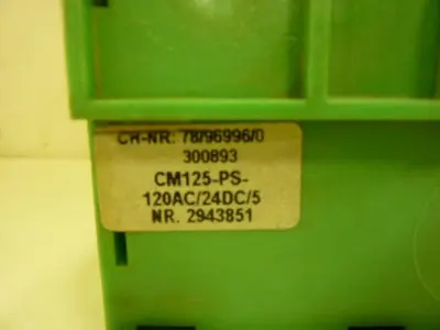 USED PHOENIX CONTACT CM125-PS-120AC/24DC/5