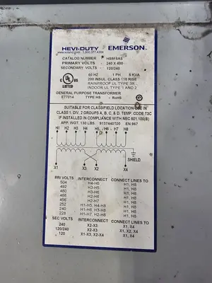 Used EMERSON SOLA HD HS5F5AS Misc Industrial Equipment Kentucky US | Aucto #687491