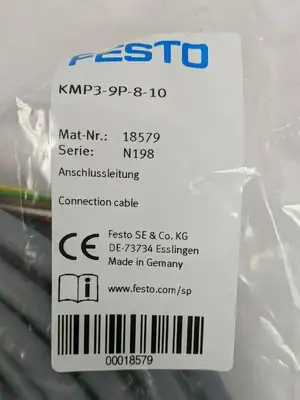 NEW FESTO CONNECTING CABLE 18579