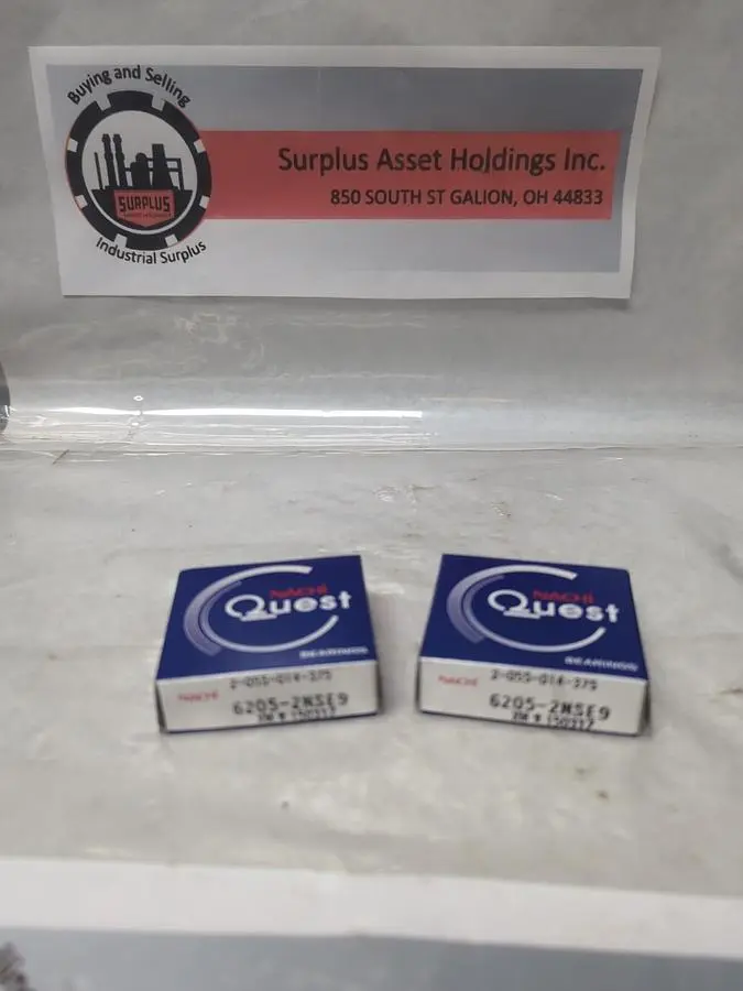 New | in-Stock NACHI 6205-2NSE9 Bearings | Surplus Asset Holdings #1191982
