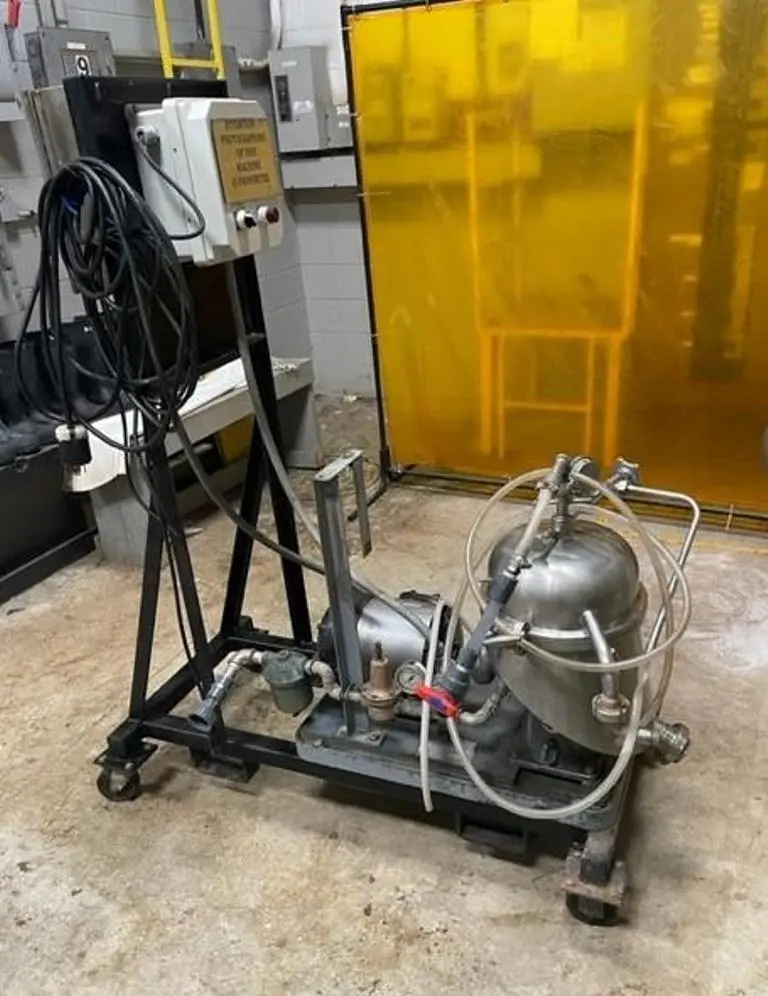 Westfalia SA 1-02-175 pilot plant separator, 316SS.