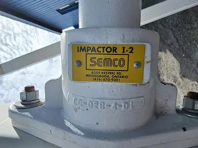 🔴 Heading to Auction May 27 - Used 2250 Gallon (300 Cu.Ft.) Tank (Hopper) with Blender & Rotary Valve, Carbon Steel