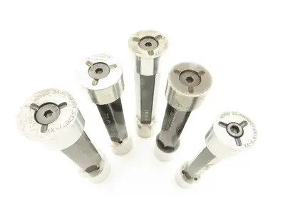 R&K Tool Plug Guage Go Nogo 25.4mm 29.52mm 30.15mm 31.687mm 34.938mm Lot of 5