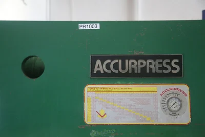 Used ACCURPRESS 7608 Press Brakes California US | Sterling Machinery Exchange #1465710