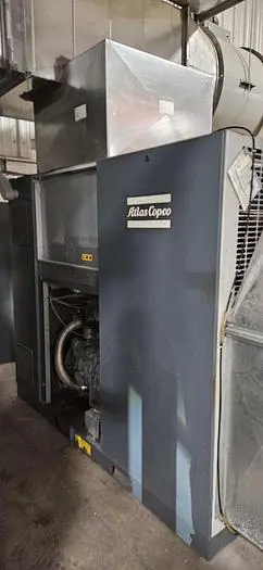 Used 2013 ATLAS COPCO MODEL VARIABLE-SPEED DRIVE ROTARY SCREW AIR COMPRESSOR 2013 ATLAS COPCO MODEL VARIABLE-SPEED DRIVE ROTARY SCREW AIR COMPRESSOR Air Compressors (Misc) | Paper Converting Equipment #395819