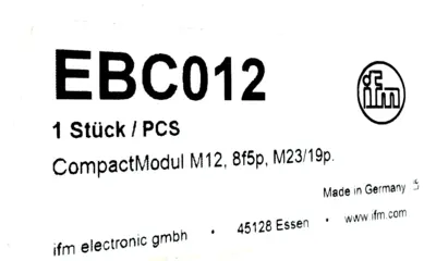 NEW IFM EBC012 SPLITTER BOX
