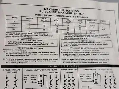 USED WESTINGHOUSE NHU363