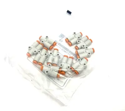 New | in-Stock SMC One-Touch Pneumatic Union Tee Fitting, 3/16" Tube OD, 10-PACK Parts (Hydraulics and Pneumatics) Michigan US | Maverick Industrial Sales #1391001