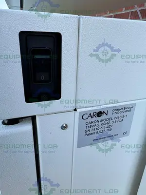 USED CARON 7410-5-1 CO2 DUAL STACKED LABORATORY INCUBATOR 45°C, 115V