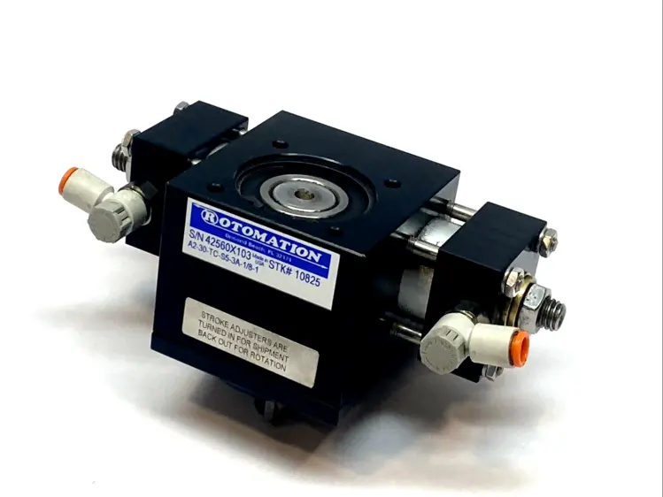 Used ROTOMATION ROTARY ACTUATOR 1" BORE 30° SINGLE RACK 1/8" NPT Valves/Fittings | Maverick Industrial Sales #1103111