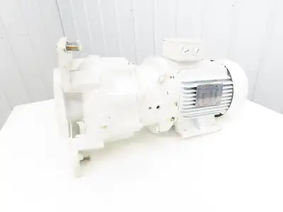 Egger Turo T51-80 VF6 Vortex Slurry Pump Recessed Impeller Metric Flange 4Hp 3PH