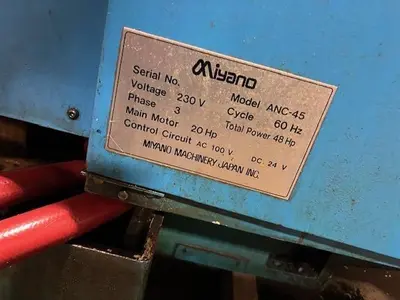 USED 1992 MIYANO ANC-45S