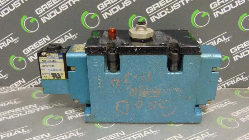 Mac MAC250A-V1F2 PM-111DA Solenoid Valve w/ PME-111DAAG 120V 60Hz Coil Used