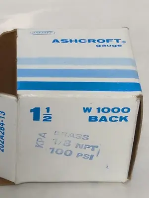 New | in-Stock ASHCROFT 0-100 Universal Pressure Meters Ohio US | Surplus Asset Holdings #1436940