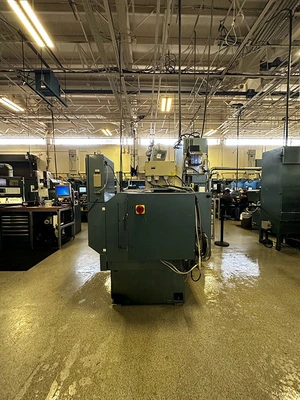 USED 2006 Weldon UGC, Two Spindle, Fanuc 21i-TB CNC, Robot