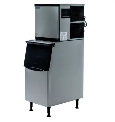 Magic Chef 350 LBS. FREESTANDING COMMERCIAL ICE MAKER IN STAINLESS STEEL WITH BIN