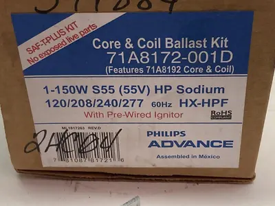 New | in-Stock ADVANCE 71A8172-001D Misc Electrical & Power Parts Ohio US | Surplus Asset Holdings #1248184