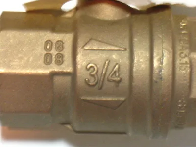 4 NEW RUB BRASS VALVE 3/4 600CWPPN40MS58
