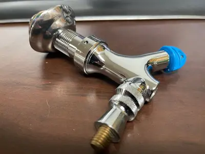Used Falcon Restaurant Supply Used Complete Beer Tap Stainless Faucet With a 3" Shank Faucets / Sprayers Illinois US | Falcon Restaurant Supply #1375756