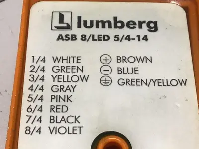Used LUMBERG ASB 8/LED 5/4-14 Misc Electrical & Power Parts Michigan US | Ideal Machinery #1277122