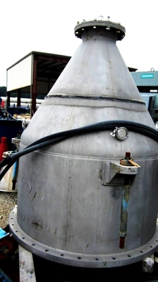 Sanborn 48 x 24 pressurized perforate basket centrifuge, SS.