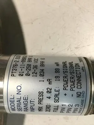 USED DYNISCO PT376-2.5CB