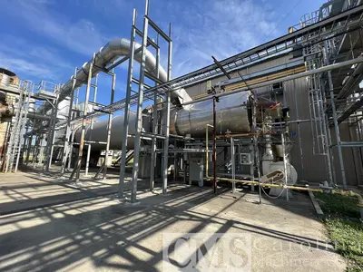 Used AEROGLIDE 13X60 STAINLESS STEEL DRUM DRYERS WITH BURNER - 2 AVAILABLE Drum Dryers North Carolina US | CAROLINA MACHINERY SALES #1439474