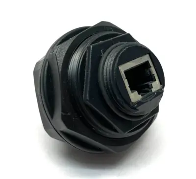 Used Molex Modular/Ethernet Connector RCPT Bulk Head Jack Plug Black Electrical Fittings Michigan US | Maverick Industrial Sales #1473873