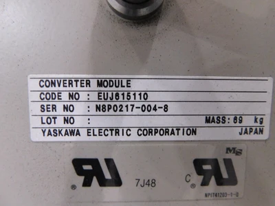 Used Yaskawa G5U-4400 Variable Speed Drives Ohio US | Equipment Recovery Corp. #1330406