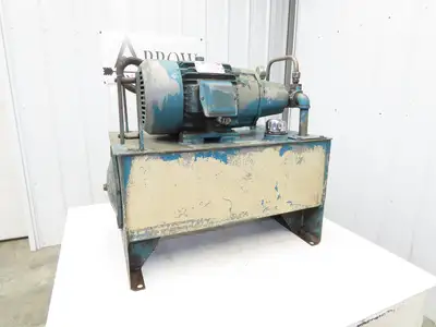Eaton Vickers V101P5P1C20 Hydraulic Power Unit 5 GPM 5Hp 2500 PSI 230/460V 3Ph