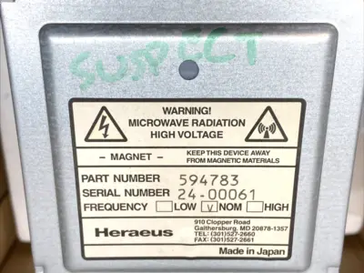 USED HERAEUS 594783