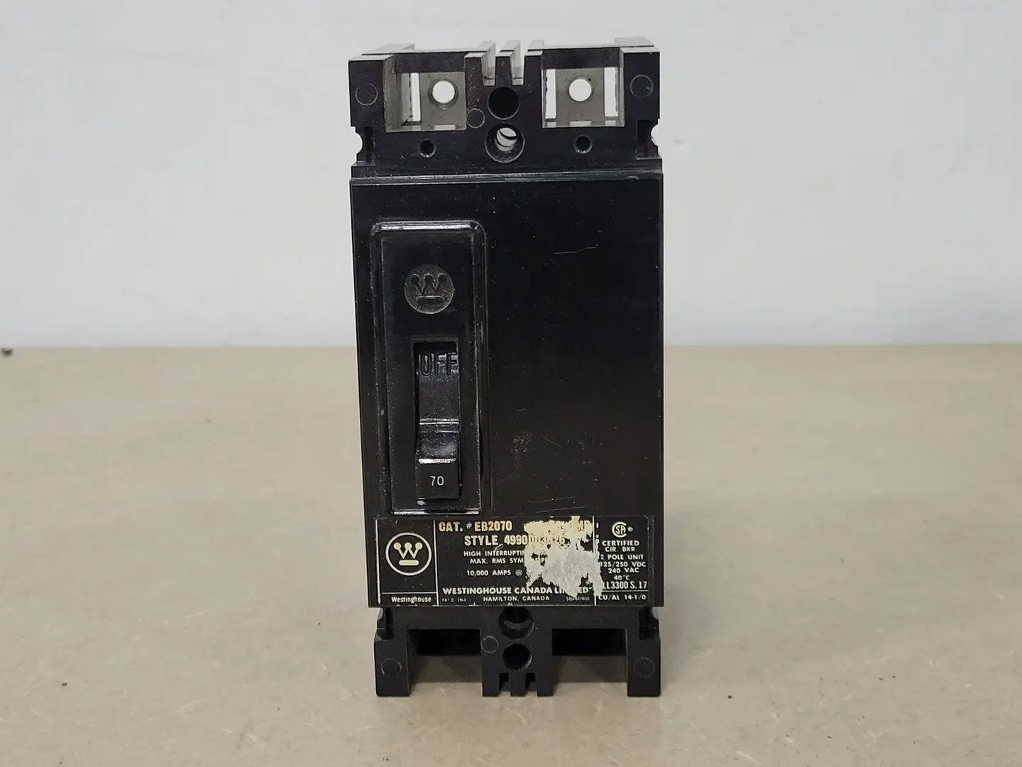 USED WESTINGHOUSE EB2070
