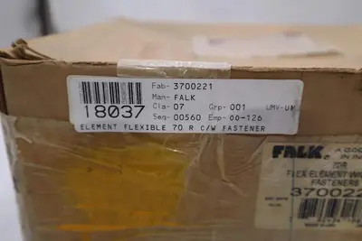 FALK 3700221 70R STD FLEX ELEMENT W/ FASTENERS - STOCK GF897