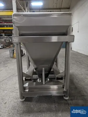 USED CPS 1,000 Liter Custom Powder System Stainless Steel Tote