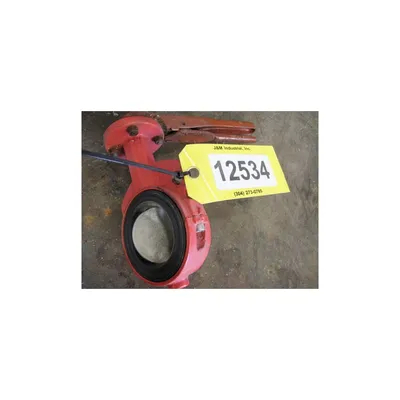 USED 3" BRAY MANUAL BUTTERFLY VALVE