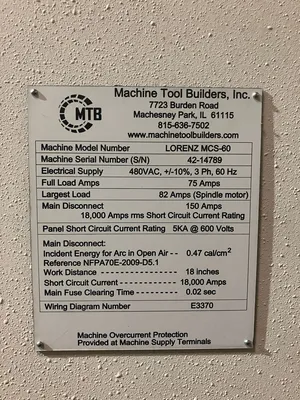 1986 LORENZ MCS 60 Gear Shapers | Machine Tool Builders, Inc. (3)