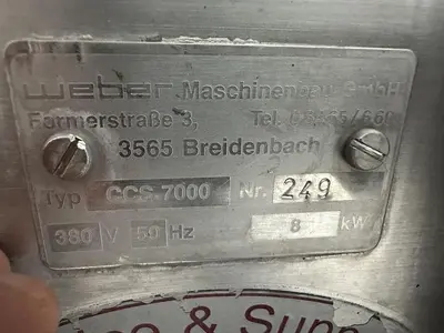 USED WEBER CCS 7000